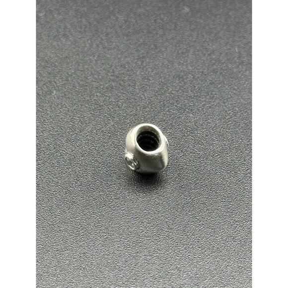 Pandora Sterling Silver Puffy Heart Charm Bead 790134CZ w/ Clear CZ - Picture 2 of 4